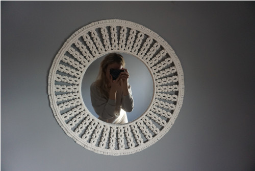 Macramé zrcadlo — foto 1