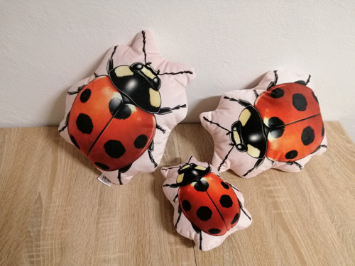 Beruška - 3D polštář