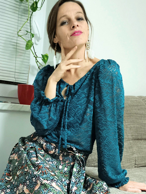 Smatagdová Halenka Večerni
