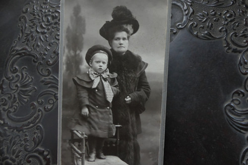 Mašle... kabinetní fotografie J. Popjel, Vídeň