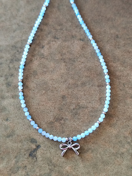 Akvamarín - náhrdelník — foto 1