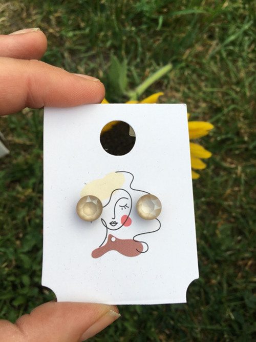 Náušnice antialergické Swarovski Xirius