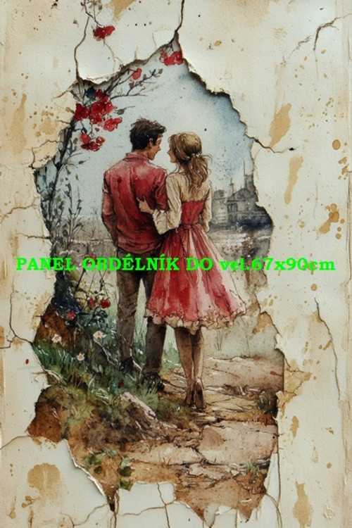 Bavlněný panel 17x25 cm - skladem — foto 1