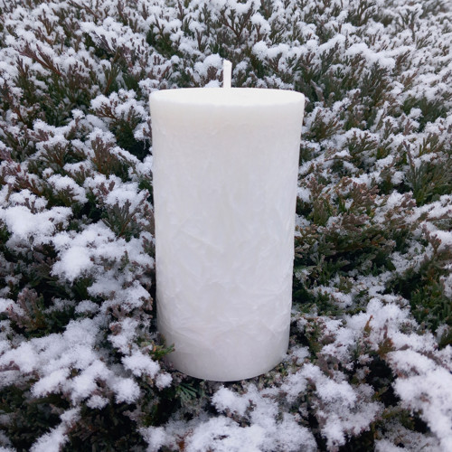 Bílý válec 6/12 cm.