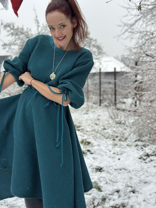 Ronja dress - petrol