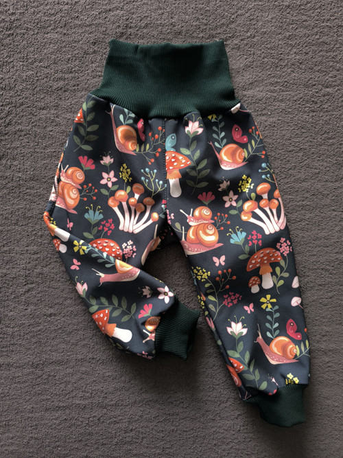 Zimní softshellové kalhoty vel. 80 — foto 1