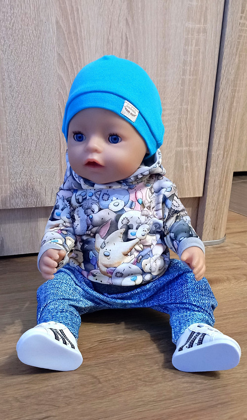 Set 3 ks pro Baby Born panenku chlapeček 43 cm