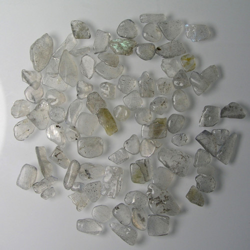 Leštěné zlomky Labradoritu, 40ct.+, cca. 3-11mm