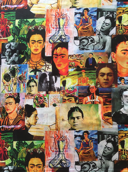 Frida Kahlo Bavlněné Plátno Barevná