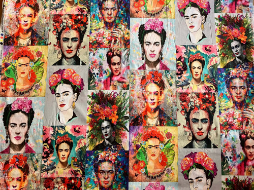 Frida Kahlo Bavlněné Plátno Bílá