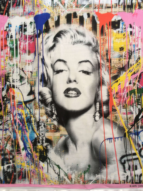 Pop Art Marilyn Monroe Bavlněné Plátno