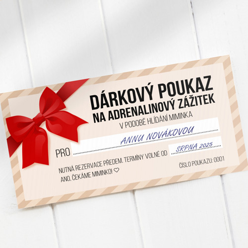 Oznámení těhotenství - poukaz (PDF k tisku)