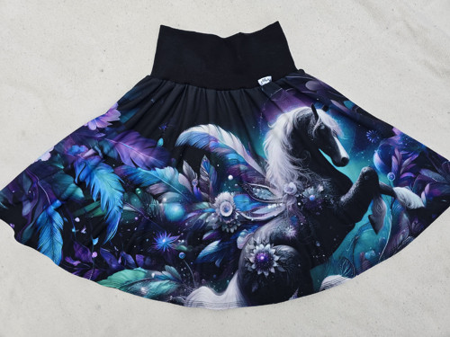BOHO KŮŇ - pulkolova sukynka - NA OBJEDNÁNÍ
