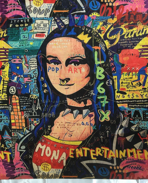 Pop Art Mona Lisa Látka