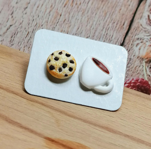 Cookies a kávička - bílý hrneček - puzetky