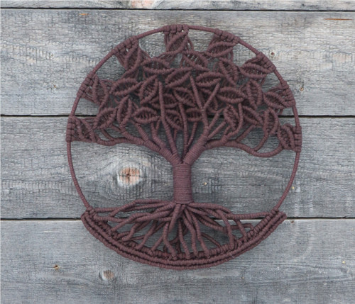 Strom života macramé průměr kruhu 35cm