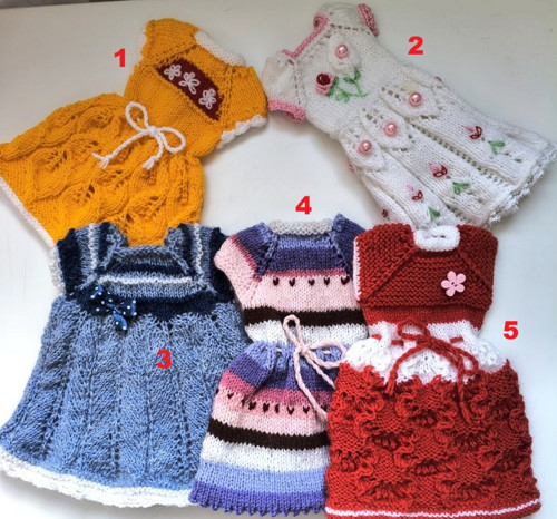 Šatečky na panenky 32 - 36 cm (větší)