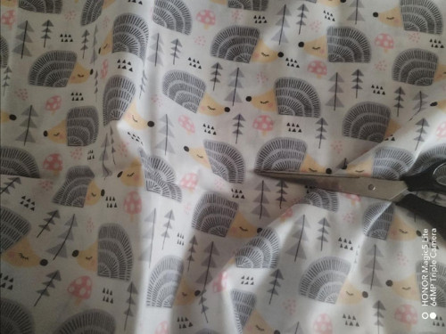 Bavlněné plátno s ježečkama 50 * 160