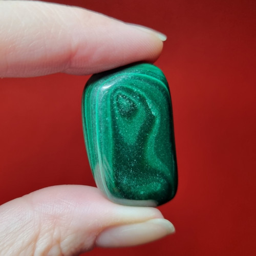 Malachit č.1 - 35x20mm