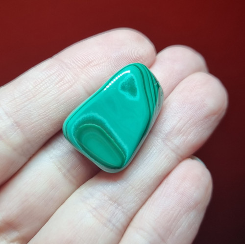 Malachit č.9 - 25x16mm