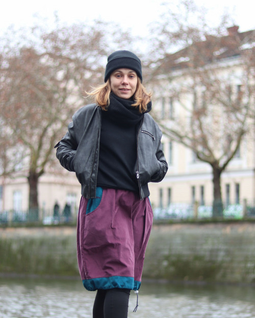 Manšestrová sukně dvoubarevná — foto 1