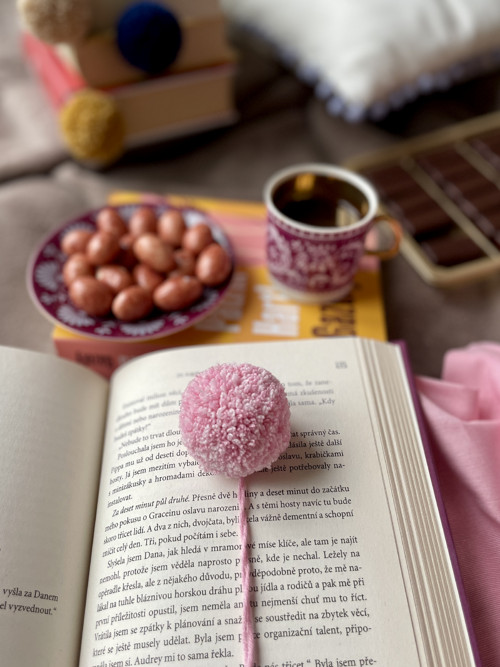 Záložka do knihy- marshmallow