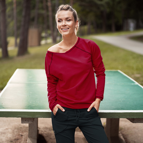 Dámská mikina CHRISTINE bordo