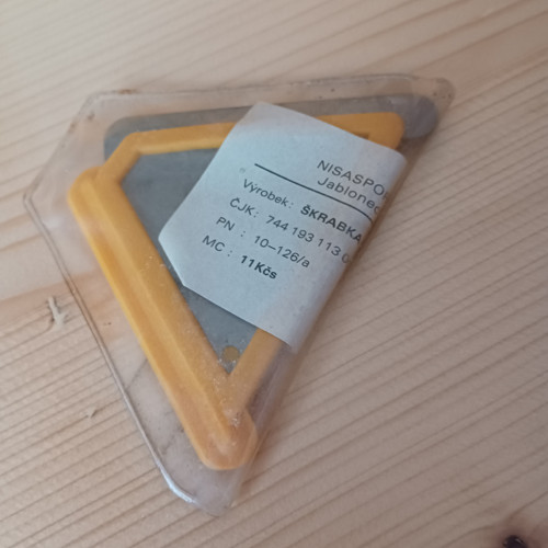 Retro škrabka na auto - nepoužitá