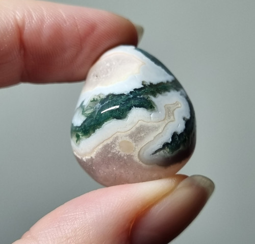Achát stromový č.4 - 28x23mm