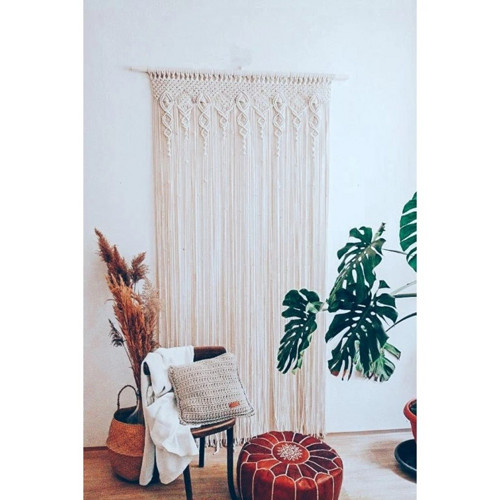 Macramé závěs na dveře - Macramé svatební brána