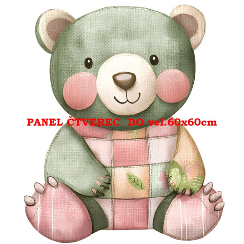 Bavlněný panel 15x15 cm - skladem — foto 1