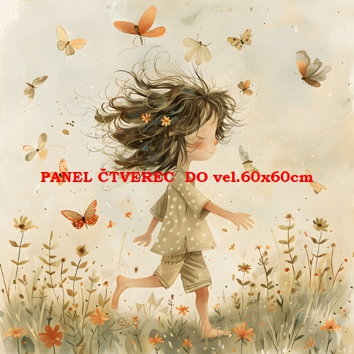 Bavlněný panel 15x15 cm - skladem — foto 1