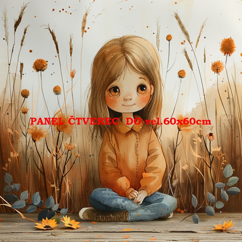 Bavlněný panel 10x10 cm - skladem — foto 1