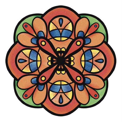 Mandala M1 - omalovánka k vytištění