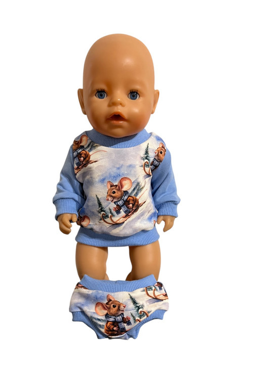 Mikina pre Baby Born 43 cm - myška