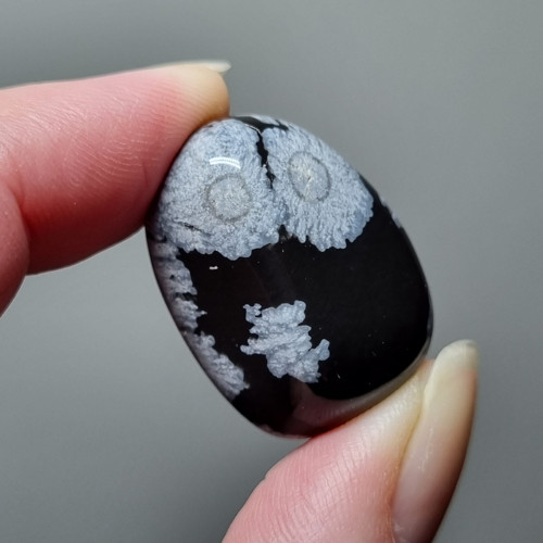 Obsidián vločkový č.2 - 26x15mm