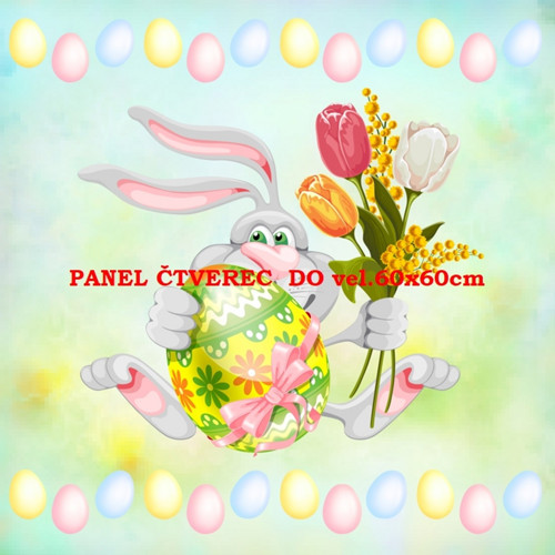 Bavlněný panel 15x15 cm - skladem — foto 1