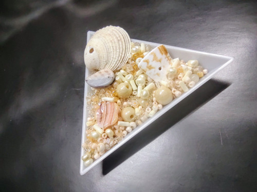 Mix korálků 50g/ přírodní