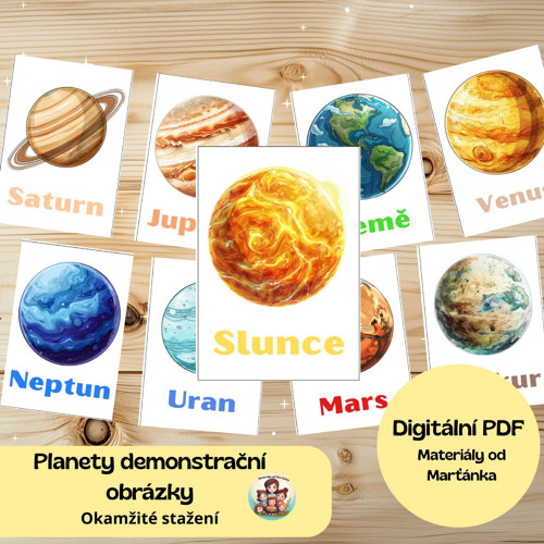 Karty Sluneční soustava — foto 1