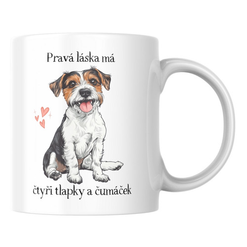 Pravá láska - teriér - Hrníček