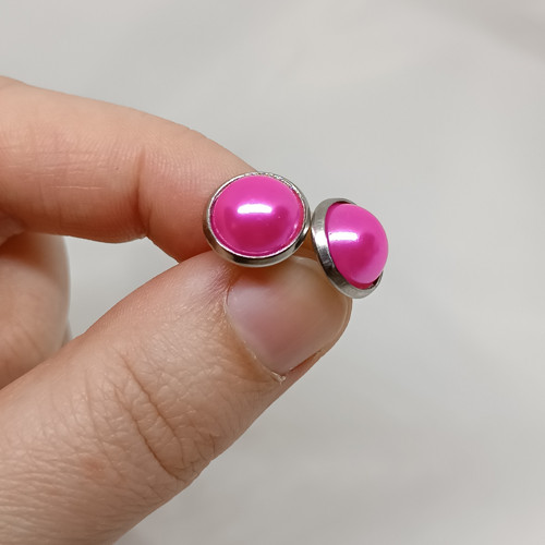 Puzety 12 mm růžové 1