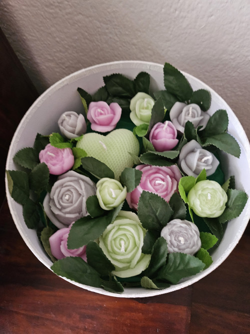 Dárkové svíčky - kytice — foto 1