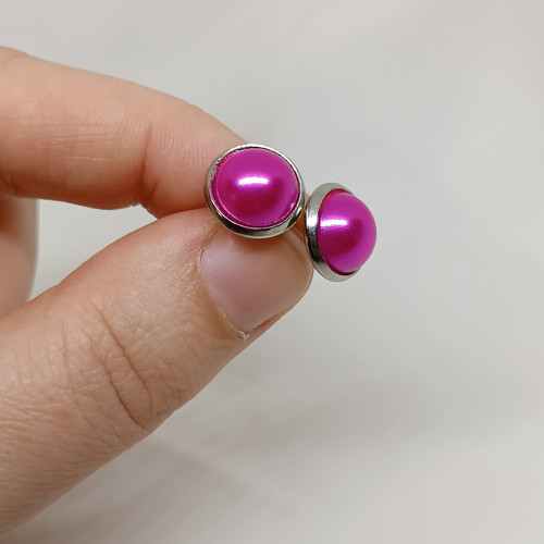 Puzety 12 mm růžové 3