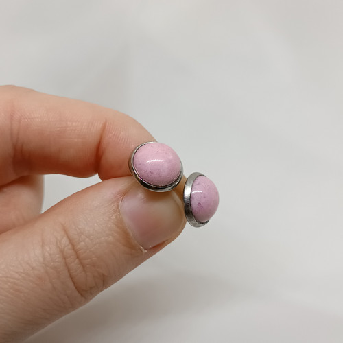Puzety 12 mm růžové 6