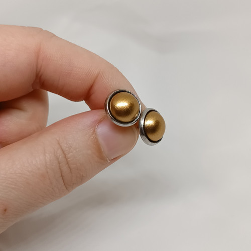 Puzety 12 mm zlaté 3