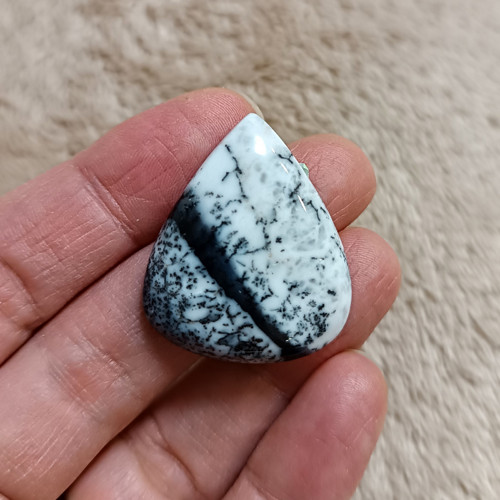 Dendritický opál, ID 4574, 31x26 mm