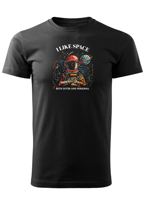Pánské tričko "I like space" — foto 1