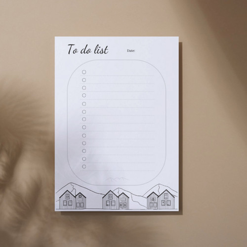 To do list - printable PDF (English)