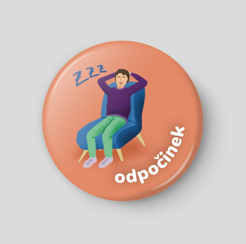 Odpočinek - plánovací magnetka