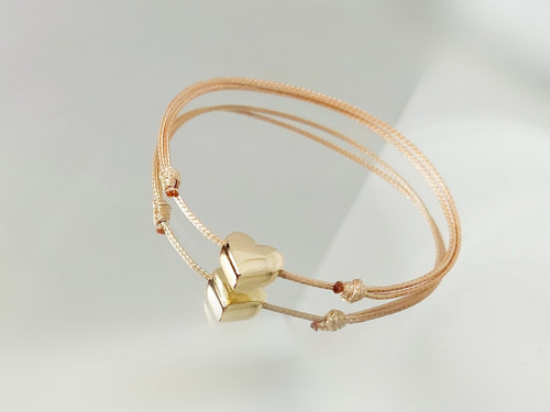"Vall" Shamballa Gold Filled srdíčko — foto 1